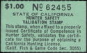 Hunter Safety Validation Stamp