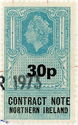 Queen Elizabeth II Contract Note 30p