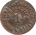 1 Pfennig (Porzellanfabrik M.)