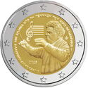 2 Euro (100th Anniversary of the Birth of Mikis Theodorakis)