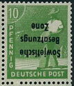 Overprint: Sowjetische Besatzungs Zone