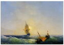 Ivan Aivazovsky. Rescuers from shipwrecks. 1844