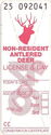 Non-Resident Antlered Deer License
