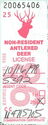 Non-Resident Antlered Deer License