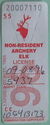 Non-Resident Archery Elk License