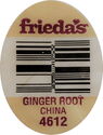 Frieda's Ginger Root China 4612