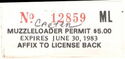 Muzzleloader Permit