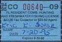 Resident Comb. Hunting and Freshwater Fishing License