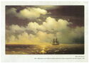 Ivan Aivazovsky. The brig "Mercury" meets the Russian squadron after defeating t