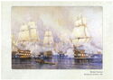 Mikhail Tkachenko. Battle of Navarin. 1907