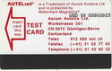 Autel Card - TEST CARD (USD 10)