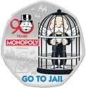 50 Cents (Monopoly 90th Anniversary - Go to Jail)