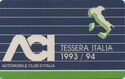 ACI - Tessera Italia 1993/94
