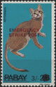 3/- Surcharge on 2/6d Abyssinian Cat