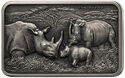 1,000 CFA Francs (Rhino Family)