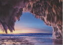 Ice caves of Kharantsy Island, Baikal