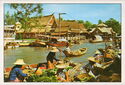 Bangkok. Wat Sai Floating Market