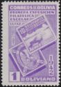 First Stamp of Bolivia and Mi-325