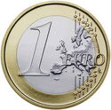 1 Euro (New effigy of Prince Albert)