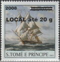 Clipper Ship Comet - Overprinted