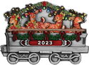 ½ Dollars (Santa Express Train 2023 - Reindeer Stable Car)
