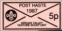 Post Haste 1987 and Scout Emblem
