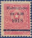 Postage due stamp and regular issue of 1913 surcharged