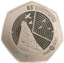 50 Pence (85th Anniversaire of the Battle of Britain - Radar)