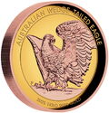 3,000 Dollars (Australian Wedge-Tailed Eagle - Ultra High Relief. Gilded)