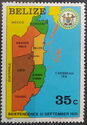Map of Belize