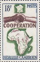 Hand Shake and Map of Africa
