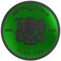 5,000 CFA Francs (Cannabis - Cyber Green Black Plating)