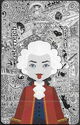 Wolfgang Amadeus Mozart Stickling Out Tongue