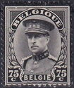 King Albert I with Kepi - Memorial Issue