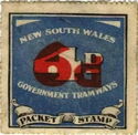 Packet Stamp (Newspapers) 6d on 4d