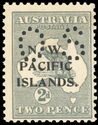 Kangaroo and Map - Overprinted