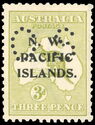 Kangaroo and Map - Overprinted