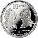 10 Euro (250th anniv. of the Declaration of Independence of USA - Bald eagle)