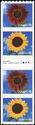 Sunflowers - Gutter strip of 4