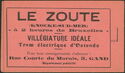 Booklet - "Le Zoute"