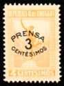 Flying Mercury Overprinted PRENSA (1922)