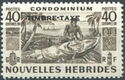Stamps of 1953 with Overprint TIMBRE-TAXE - New HEBRIDES