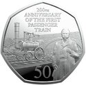 50 Pence (200th Anniversary of the First Passenger Train)