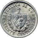 20 Centavos ("XX" Large - 2nd motto)