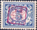 Numeral Overprinted for Bangka