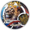 2 Dollars (Czech Lion - Colorized)