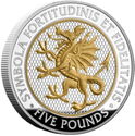 5 Pounds (Heraldic Beasts - Welsh Dragon)