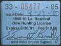 La. Resident Bow Hunting License