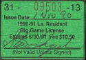 La. Resident Big Game License