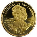 1/10 Crown (Centenary of the Cinema. Marilyn Monroe 1926-62)